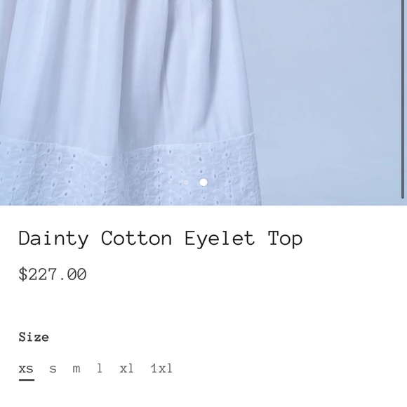 Eyelet top - Picture 5 of 6